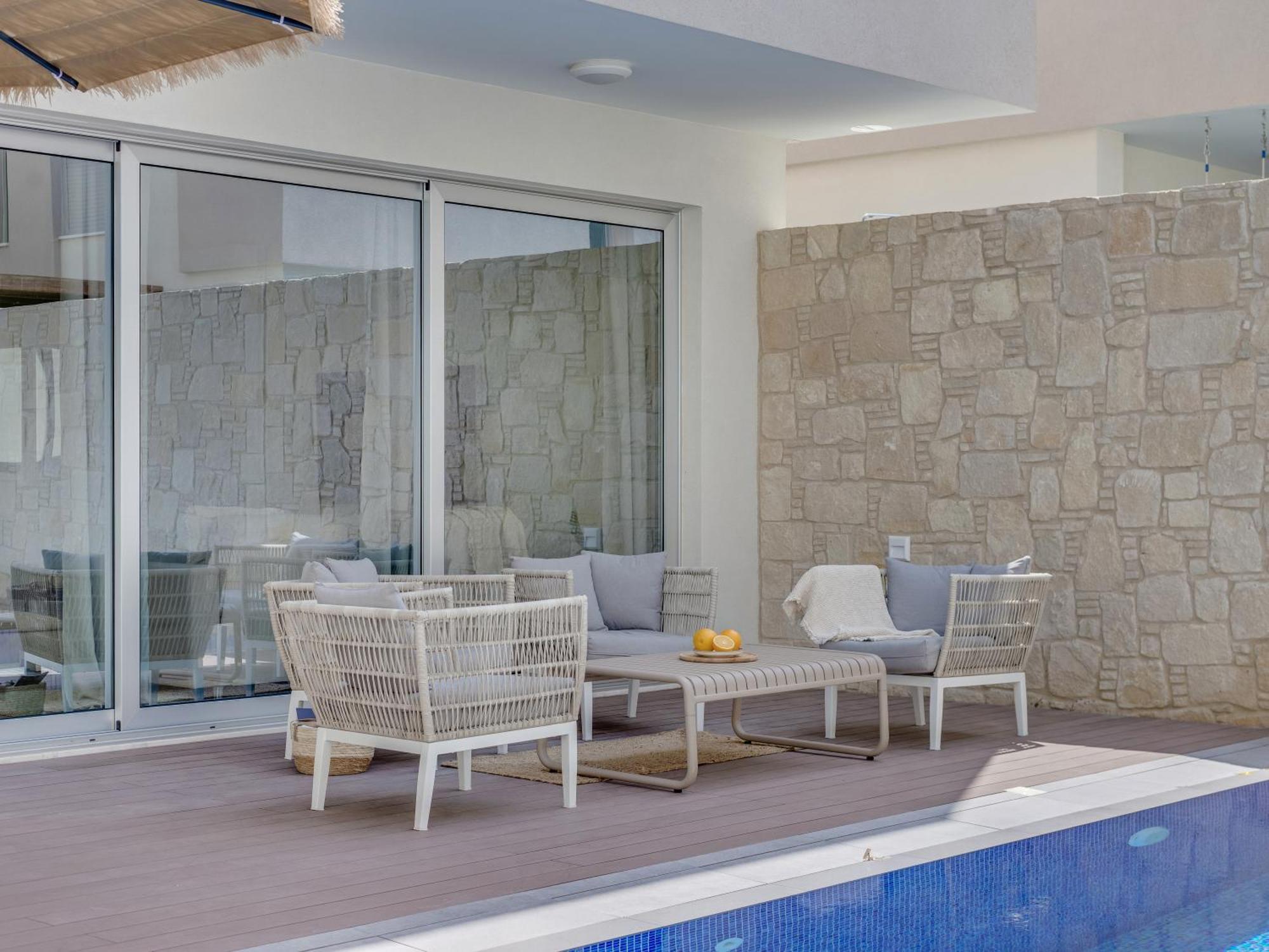 Sanders Mythical Blue Villas Paralimni Exterior foto